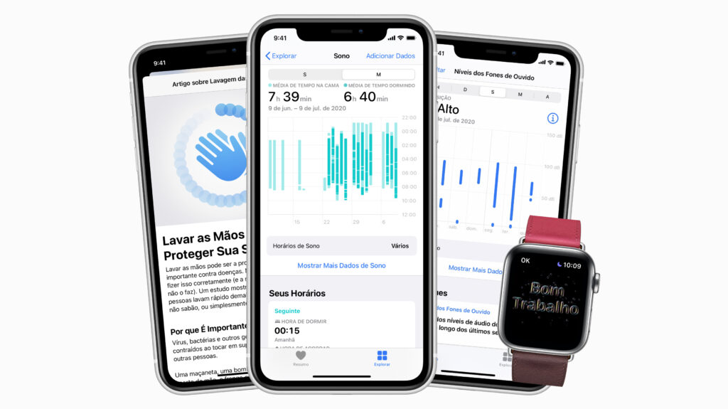 Lavagem das mãos e monitor de sono: truques de saúde da Apple são muito úteis