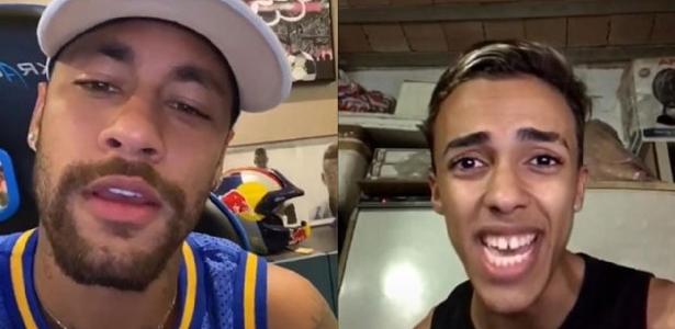 Neymar envia presentes autografados para tiktoker que o inspirou no vídeo 23/07/2020