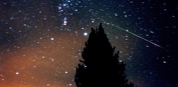 como observar chuvas de meteoros