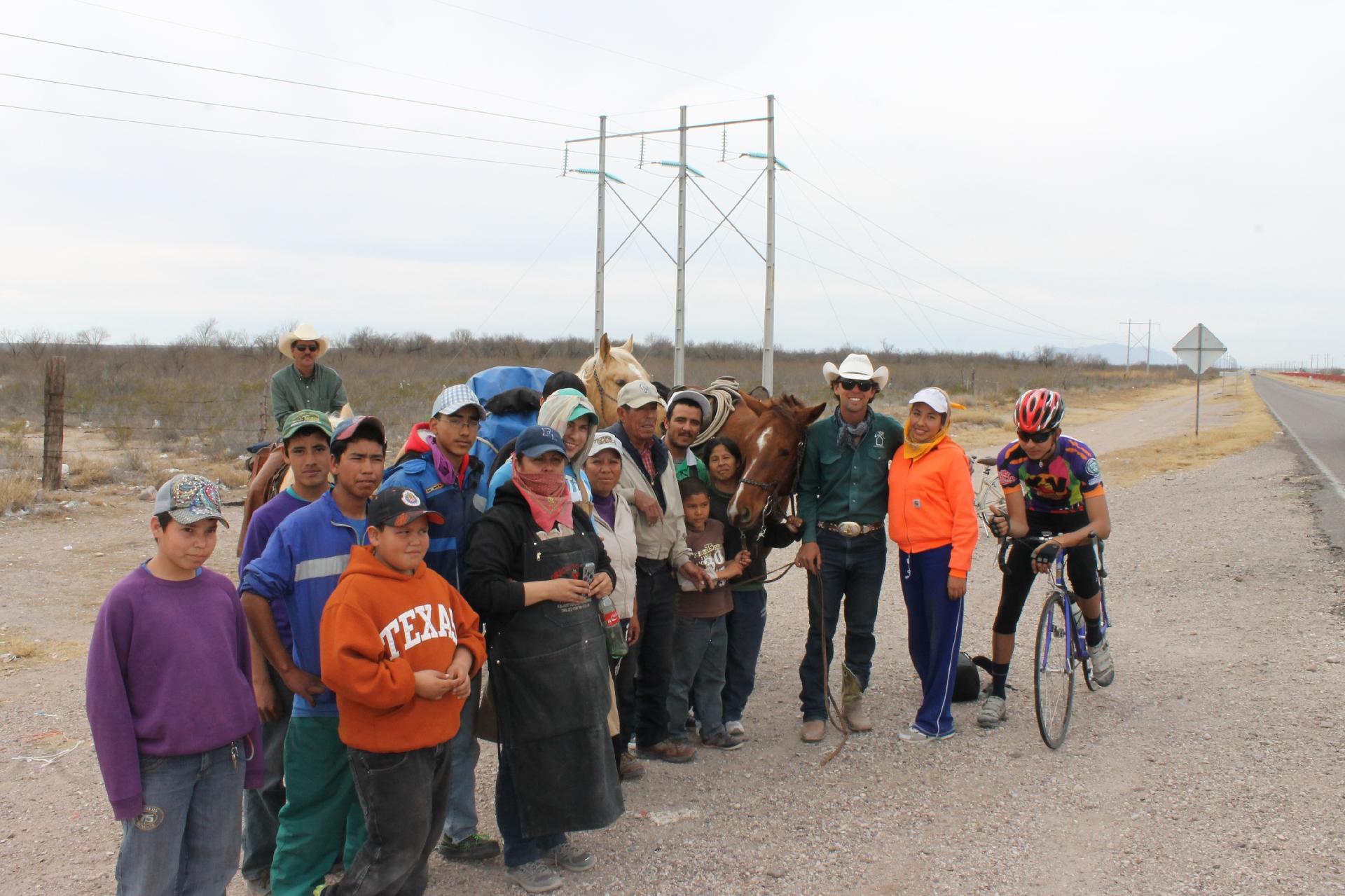 Encontro com moradores em Camargo, Chihuahua, México - Arquivo pessoal